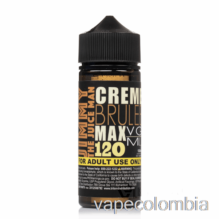 Vape Recargable Creme Brulée - Jimmy The Juiceman - 120ml 0mg